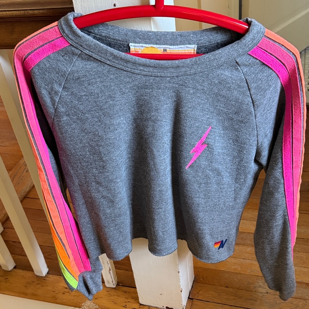 Aviator Nation Cropped Sweatshirt